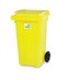 سطل زباله پلاستیکی 240 لیتری با درب بی صدا, تصویر 1